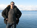 Озеро Иссык-Куль близ Каракола, посёлок Пристань. Озеро Иссык-Куль близ Каракола, посёлок Пристань.